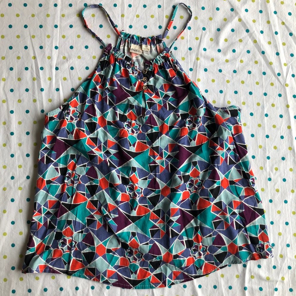 Roxy Geometric Tank